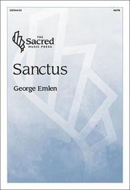 Sanctus SATB choral sheet music cover Thumbnail